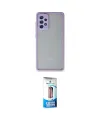 ieg™ Galaxy A72 Kılıf Ahenk Çizgi Serisi - Siyah 5D Eko Cam Ekran Koruyucu