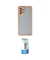 ieg™ Galaxy A72 Kılıf Ahenk Çizgi Serisi - Siyah 5D Eko Cam Ekran Koruyucu