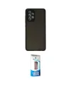 ieg™ Galaxy A72 Kılıf Ahenk Çizgi Serisi - Siyah 5D Eko Cam Ekran Koruyucu