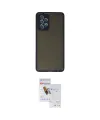 ieg™ Galaxy A72 Kılıf Ahenk Çizgi Serisi - Siyah Seramik Nano Ekran Koruyucu