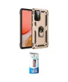 ieg™ Galaxy A72 Kılıf Ahenk Klasik Koleksiyonu - Siyah 5D Eko Cam Ekran Koruyucu