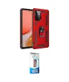 ieg™ Galaxy A72 Kılıf Ahenk Klasik Koleksiyonu - Siyah 5D Eko Cam Ekran Koruyucu