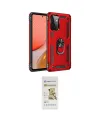 ieg™ Galaxy A72 Kılıf Ahenk Klasik Koleksiyonu - Siyah Mat Seramik Nano Ekran Koruyucu