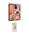 ieg™ Galaxy A72 Kılıf Ahenk Klasik Koleksiyonu - Siyah Mat Seramik Nano Ekran Koruyucu