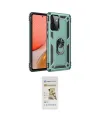 ieg™ Galaxy A72 Kılıf Ahenk Klasik Koleksiyonu - Siyah Mat Seramik Nano Ekran Koruyucu