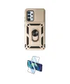 ieg™ Galaxy A72 Kılıf Ahenk Klasik - Siyah 3D Antistatik Cam Ekran Koruyucu