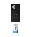 ieg™ Galaxy A72 Kılıf Ahenk Klasik - Siyah 5D Eko Cam Ekran Koruyucu