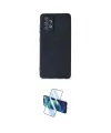 ieg™ Galaxy A72 Kılıf Ahenk Serisi - Siyah 3D Antistatik Cam Ekran Koruyucu