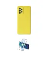 ieg™ Galaxy A72 Kılıf Ahenk Serisi - Siyah 3D Antistatik Cam Ekran Koruyucu