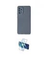 ieg™ Galaxy A72 Kılıf Ahenk Serisi - Siyah 3D Antistatik Seramik Nano Ekran Koruyucu
