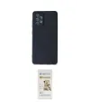 ieg™ Galaxy A72 Kılıf Ahenk Serisi - Siyah Mat Seramik Nano Ekran Koruyucu