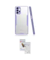 ieg™ Galaxy A72 Kılıf Atlas Asil Serisi - Siyah Seramik Nano Ekran Koruyucu