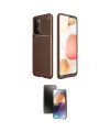 ieg™ Galaxy A72 Kılıf Eksen Form Prime - Siyah 3D Antistatik Mat Seramik Nano Ekran Koruyucu