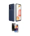 ieg™ Galaxy A72 Kılıf Eksen Form Prime - Siyah 3D Antistatik Mat Seramik Nano Ekran Koruyucu