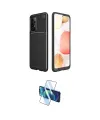 ieg™ Galaxy A72 Kılıf Eksen Form Prime - Siyah 3D Antistatik Seramik Nano Ekran Koruyucu
