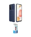 ieg™ Galaxy A72 Kılıf Eksen Form Prime - Siyah 5D Eko Cam Ekran Koruyucu