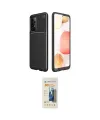 ieg™ Galaxy A72 Kılıf Eksen Form Prime - Siyah 6D Mat Seramik Hayalet Nano Ekran Koruyucu