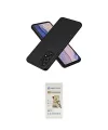 ieg™ Galaxy A72 Kılıf Kozmos Yansıma Özel Seri - Siyah Mat Seramik Nano Ekran Koruyucu
