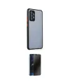 ieg™ Galaxy A72 Kılıf Nova Asil Özel Seri - Siyah 3D Antistatik Hayalet Cam Ekran Koruyucu