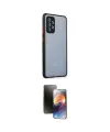 ieg™ Galaxy A72 Kılıf Nova Asil Özel Seri - Siyah 3D Antistatik Mat Seramik Nano Ekran Koruyucu