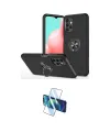 ieg™ Galaxy A72 Kılıf Odak Form Prime - Siyah 3D Antistatik Cam Ekran Koruyucu