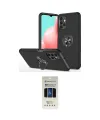 ieg™ Galaxy A72 Kılıf Odak Form Prime - Siyah 5D Hayalet Cam Ekran Koruyucu