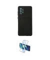 ieg™ Galaxy A72 Kılıf Vadi Çizgi Prime - Siyah 3D Antistatik Cam Ekran Koruyucu