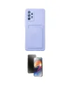 ieg™ Galaxy A72 Kılıf Vadi Çizgi Prime - Siyah 3D Antistatik Mat Seramik Nano Ekran Koruyucu