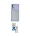 ieg™ Galaxy A72 Kılıf Vadi Çizgi - Şeffaf Royal Nano Ekran Koruyucu