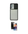 ieg™ Galaxy A72 Kılıf Vadi Çizgi - Siyah 3D Antistatik Mat Seramik Nano Ekran Koruyucu