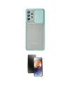 ieg™ Galaxy A72 Kılıf Vadi Çizgi - Siyah 3D Antistatik Mat Seramik Nano Ekran Koruyucu