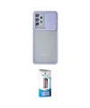 ieg™ Galaxy A72 Kılıf Vadi Çizgi - Siyah 5D Eko Cam Ekran Koruyucu