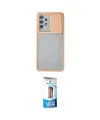 ieg™ Galaxy A72 Kılıf Vadi Çizgi - Siyah 5D Eko Cam Ekran Koruyucu