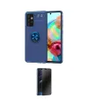 ieg™ Galaxy A72 Kılıf Yankı Form Prime - Siyah 3D Antistatik Hayalet Cam Ekran Koruyucu