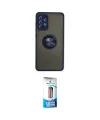 ieg™ Galaxy A72 Kılıf Yörünge Çizgi - Siyah 5D Eko Cam Ekran Koruyucu