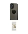ieg™ Galaxy A72 Kılıf Yörünge Çizgi - Siyah Mat Seramik Nano Ekran Koruyucu