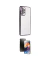 ieg™ Galaxy A73 5G Kılıf Vadi Minimal - Siyah 3D Antistatik Mat Seramik Nano Ekran Koruyucu