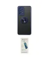 ieg™ Galaxy A73 5G Kılıf Yörünge Çizgi - Şeffaf Pasifik Cam Ekran Koruyucu
