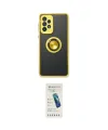 ieg™ Galaxy A73 5G Kılıf Yörünge Çizgi - Şeffaf Pasifik Cam Ekran Koruyucu