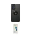 ieg™ Galaxy A73 5G Kılıf Yörünge Çizgi - Şeffaf Pasifik Cam Ekran Koruyucu