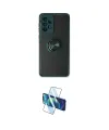 ieg™ Galaxy A73 5G Kılıf Yörünge Çizgi - Siyah 3D Antistatik Cam Ekran Koruyucu