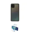 ieg™ Galaxy A81 / Note 10 Lite Kılıf Ahenk Çizgi Serisi - Siyah 3D Antistatik Cam Ekran Koruyucu