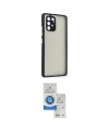 ieg™ Galaxy A91 / S10 Lite Kılıf Ahenk Çizgi Serisi - Şeffaf Royal Nano Ekran Koruyucu