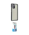 ieg™ Galaxy A91 / S10 Lite Kılıf Ahenk Çizgi Serisi - Siyah 5D Eko Cam Ekran Koruyucu