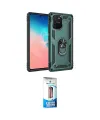 ieg™ Galaxy A91 / S10 Lite Kılıf Ahenk Klasik Koleksiyonu - Siyah 5D Eko Cam Ekran Koruyucu