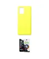 ieg™ Galaxy A91 / S10 Lite Kılıf Ahenk Serisi - Şeffaf Temperli Cam Ekran Koruyucu