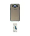 ieg™ Galaxy J7 Kılıf Ahenk Çizgi Serisi - Şeffaf Pasifik Cam Ekran Koruyucu