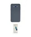 ieg™ Galaxy J7 Kılıf Ahenk Serisi - Şeffaf Pasifik Cam Ekran Koruyucu