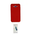 ieg™ Galaxy J7 Kılıf Ahenk Serisi - Şeffaf Pasifik Cam Ekran Koruyucu
