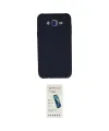 ieg™ Galaxy J7 Kılıf Ahenk Serisi - Şeffaf Pasifik Cam Ekran Koruyucu